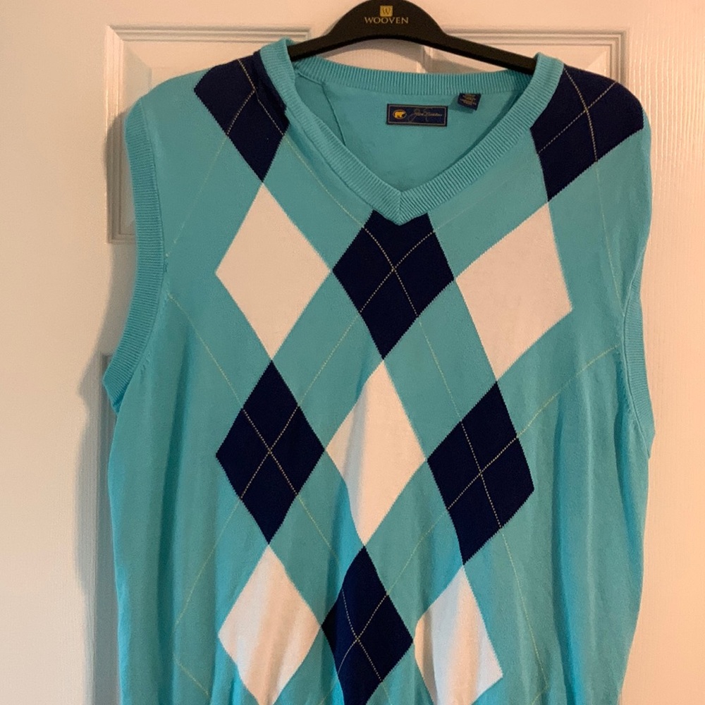 Jack Nicklaus Men’s golf sweater XL, blue in excellent condition